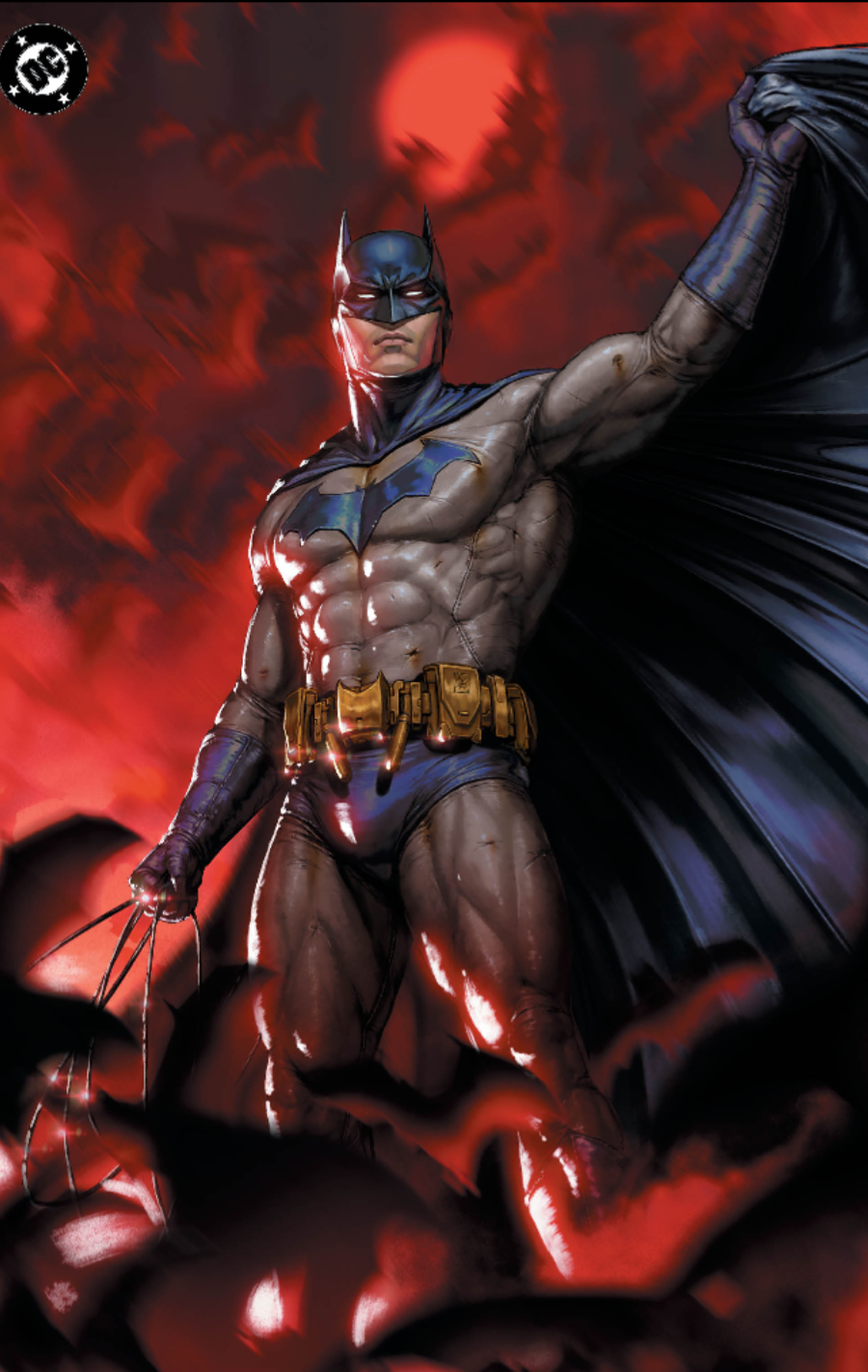 BATMAN #1 SIGNED KYUYONG EOM FOIL BLOOD MOON EXCLUSIVE